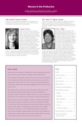 Women in the Profession - Pennsylvania Bar Association