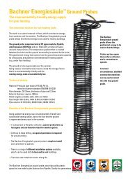 Bachner EnergiesÃ¤uleâ¢ Ground Probes - BACHNER Gruppe