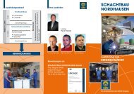 Bergmechaniker - SCHACHTBAU NORDHAUSEN GmbH