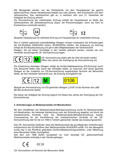 Infoblatt Apotheken - und Eichwesen Berlin und Brandenburg