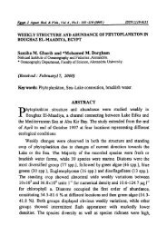 Full Text - Egyptian Journal of Aquatic Biology and Fisheries