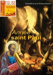 AnnÃ©e saint Paul - DiocÃ¨se d'Avignon