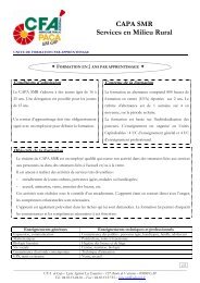 CAPA SMR par apprentissage