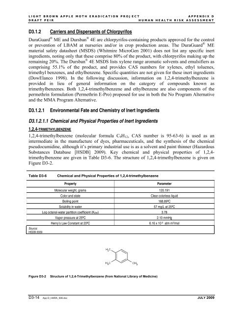 Debunking Human Health Risk, APPENDIX D - LBAMspray.com