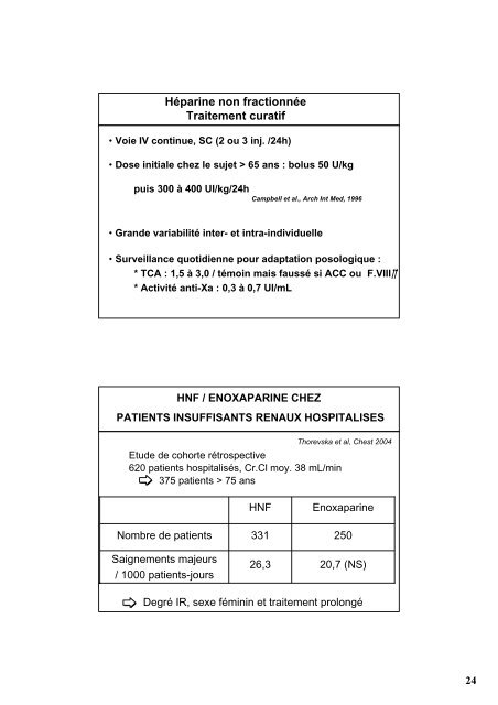 maniement des anticoagulants chez le sujet age - longue vie et ...