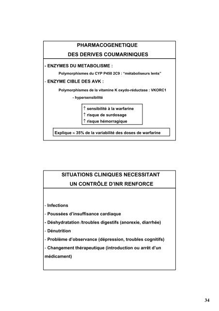 maniement des anticoagulants chez le sujet age - longue vie et ...