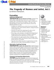 The Tragedy of Romeo and Juliet, Act I - McGavockEnglish1