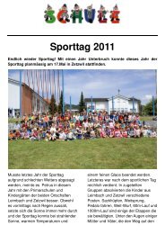 Sporttag 2011 - Leimbach