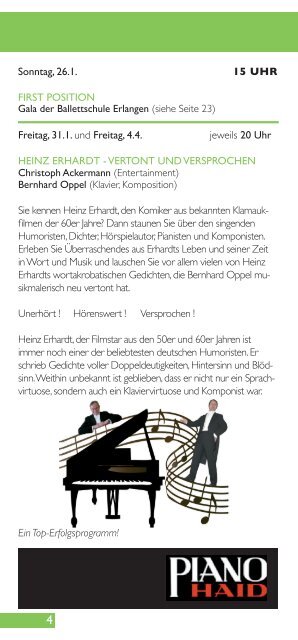 Programm Januar-April 2014 - Tassilo-Theater und Mühlentheater