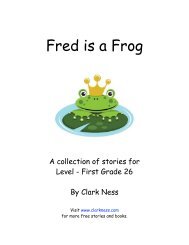 First Grade Level 26 Stories - Clarkness