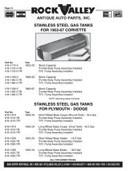 Stainless steel gas tanks for 1953-67 corvette - Rock Valley Antique ...