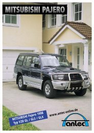 MITSUBISHI Pajero 1998 Typ V20 GL / GLS / GLX www.antec ...
