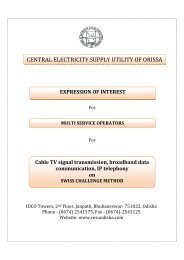 CENTRAL ELECTRICITY SUPPLY UTILITY OF ORISSA - CESU