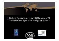 Cultural Revolution - How ILC Brewery of El Salvador ... - TRACC