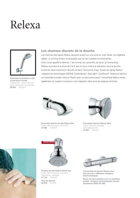 GROHE brochureA4:Mise en page 1 - GROHE - Robinetteries, salle ...