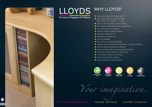 to download the latest Lloyds brochure - Lloyds fitted furniture