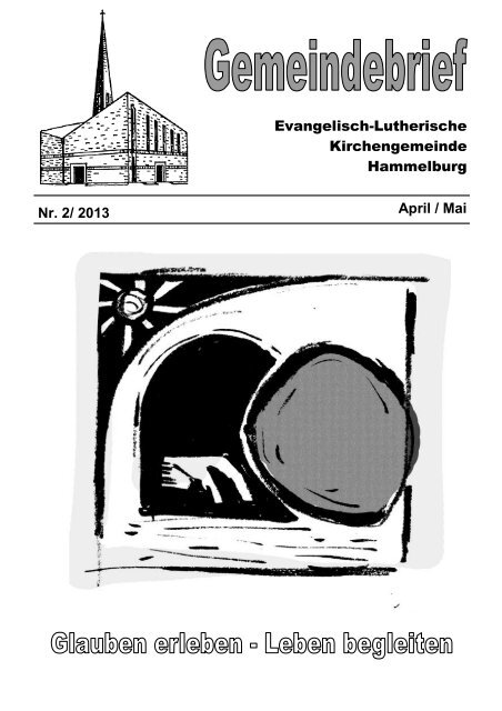 Gemeindebrief April / Mai 2013 - Evangelisch in Hammelburg