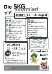 Ausgabe 2010/20 - SKG Ober-Mumbach