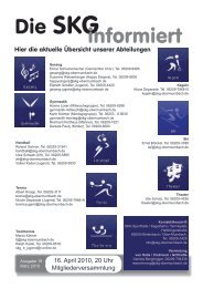 Ausgabe 2010/19 - SKG Ober-Mumbach
