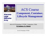 Component Container and Lifecycle Management - 6th ACS ...