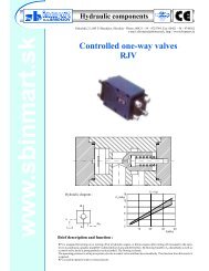 Controlled one-way valves RJV - SB Inmart