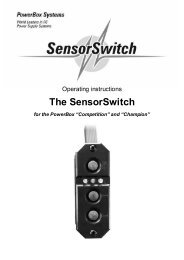 The SensorSwitch (PDF 118 KB) - PowerBox Systems