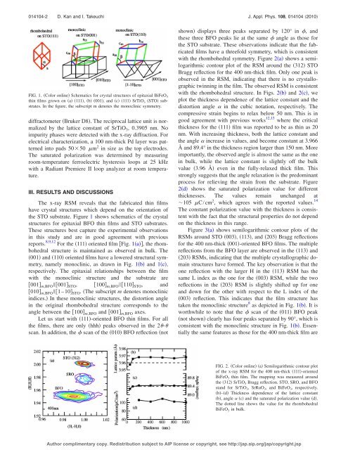 Effect of substrate orientation on lattice relaxation of epitaxial ...