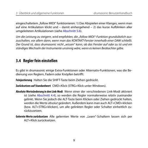 drumasonic Benutzerhandbuch