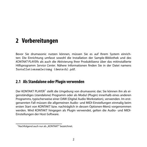 drumasonic Benutzerhandbuch