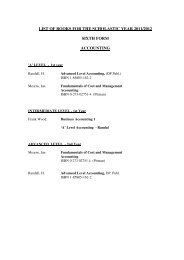 list of books for the scholastic year 2011/2012 sixth form accounting