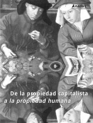 De la propiedad capitalista a la propiedad humana