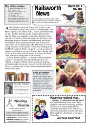 Issue 109 Mar 2011 - Nailsworth News