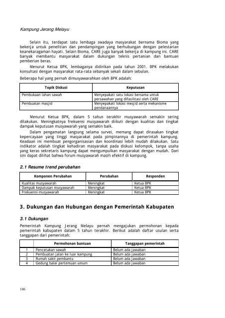 Profil kampung-kampung di Kabupaten Kutai Barat - Forest Climate ...