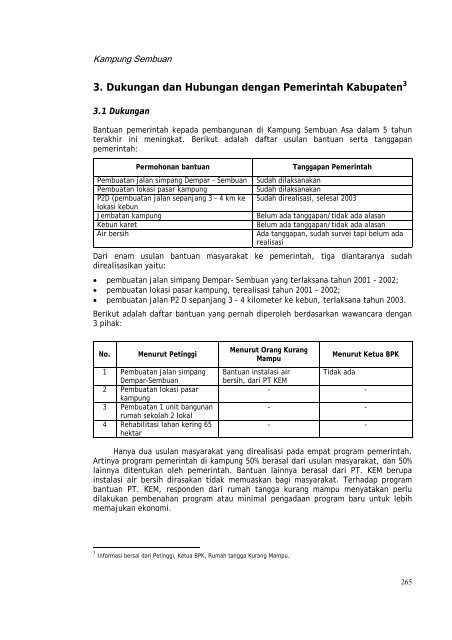 Profil kampung-kampung di Kabupaten Kutai Barat - Forest Climate ...