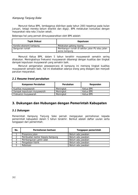 Profil kampung-kampung di Kabupaten Kutai Barat - Forest Climate ...