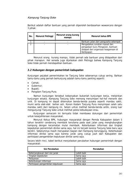 Profil kampung-kampung di Kabupaten Kutai Barat - Forest Climate ...