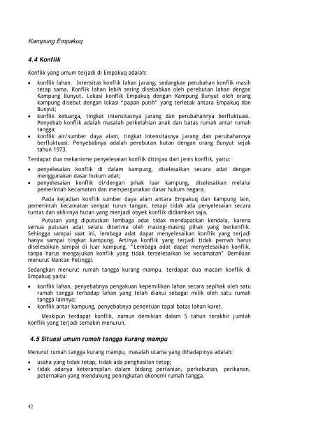 Profil kampung-kampung di Kabupaten Kutai Barat - Forest Climate ...