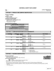 MSDS - Qualichem Industrial Products & Supplies