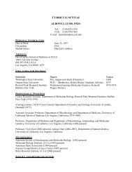 Curriculum Vitae - UCLA Human Genetics