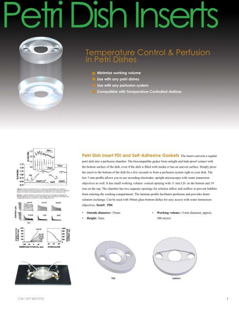 Petri Dish Inserts - Bioscience Tools