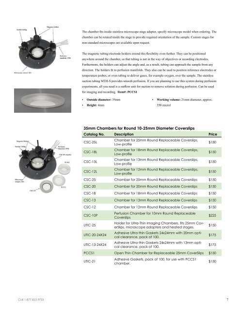 Petri Dish Inserts - Bioscience Tools