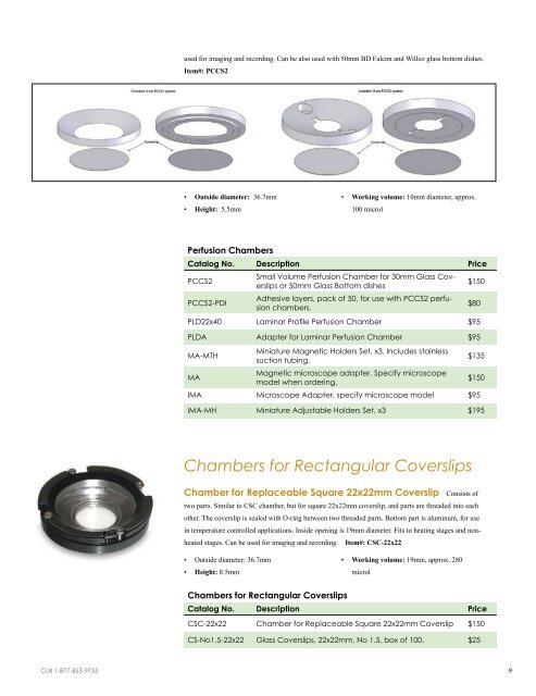 Petri Dish Inserts - Bioscience Tools