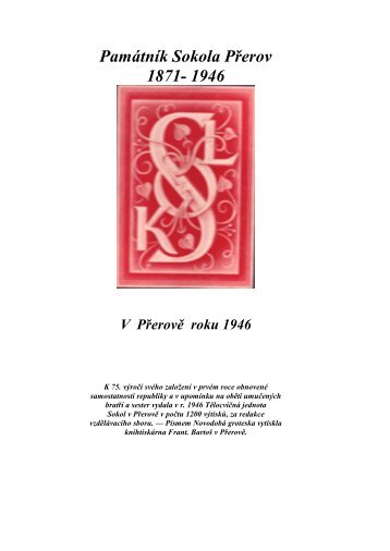 00 PamÃ¡tnÃ­k Sokola PÅerov 1871 -1946 - rosmus