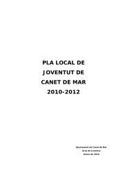 PLA LOCAL DE JOVENTUT DE CANET DE MAR 2010-2012