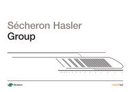 SÃ©cheron Hasler Group - Secheron