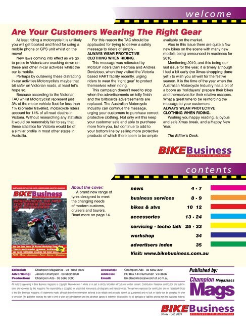 Issue 014 - Bike Business Magazine Home Page