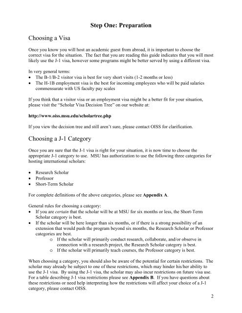 Guide to Hosting a J-1 Scholar (PDF) - Office for International ...