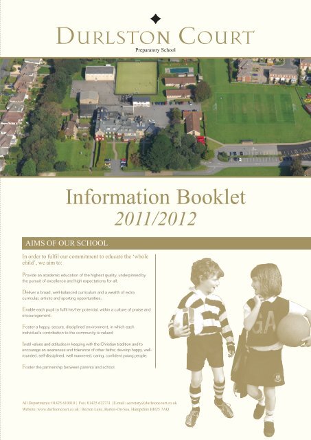 2011/2012 - Durlston Court School