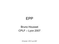 EPP - Fédération Française de Pneumologie