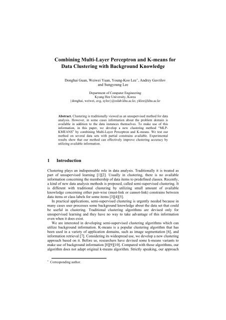 Combining Multi-Layer Perceptron and K-means for Data Clustering ...